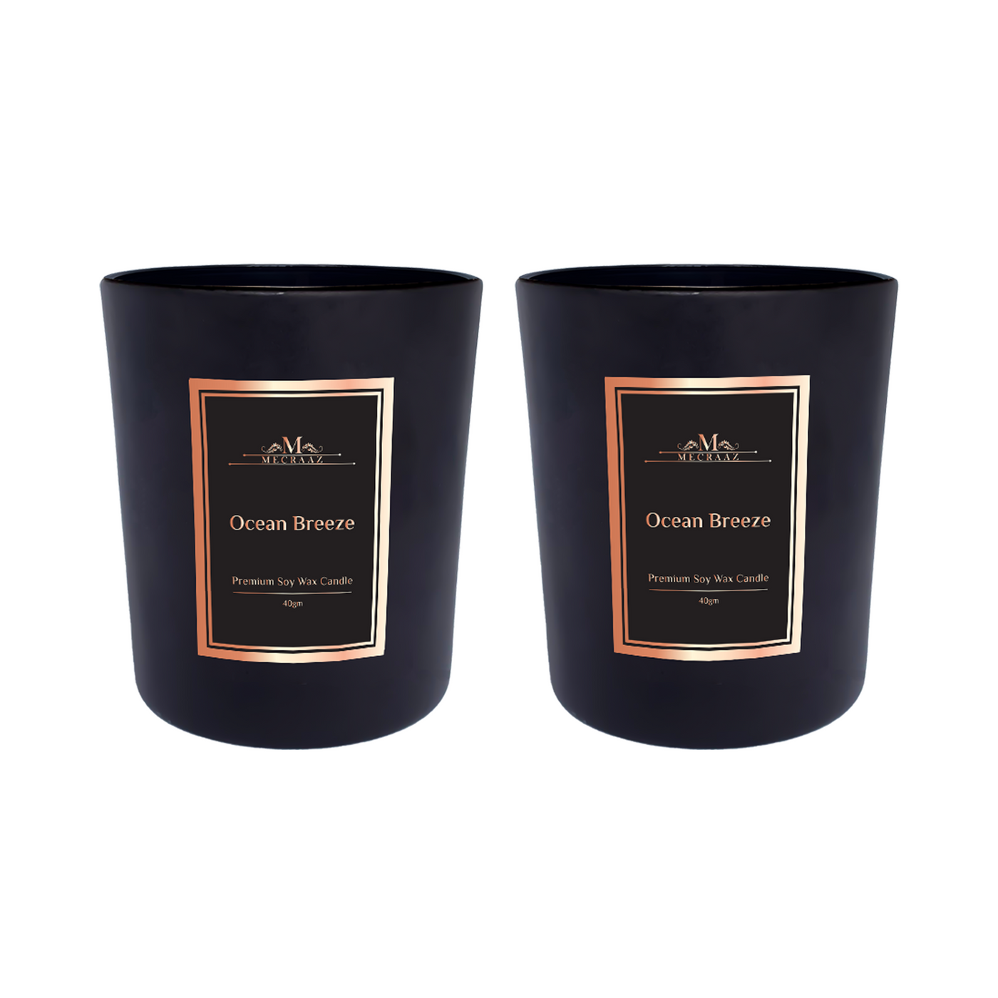 Shot Glass Ocean Breeze Candle - Pack of 2