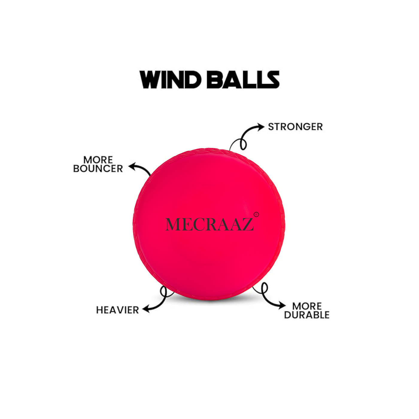 Cricket Wind Balls pack of 2