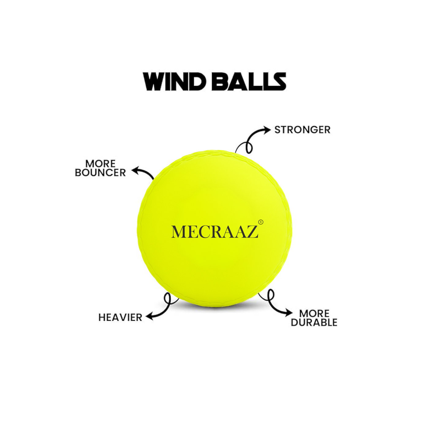 Cricket Wind Balls pack of 2