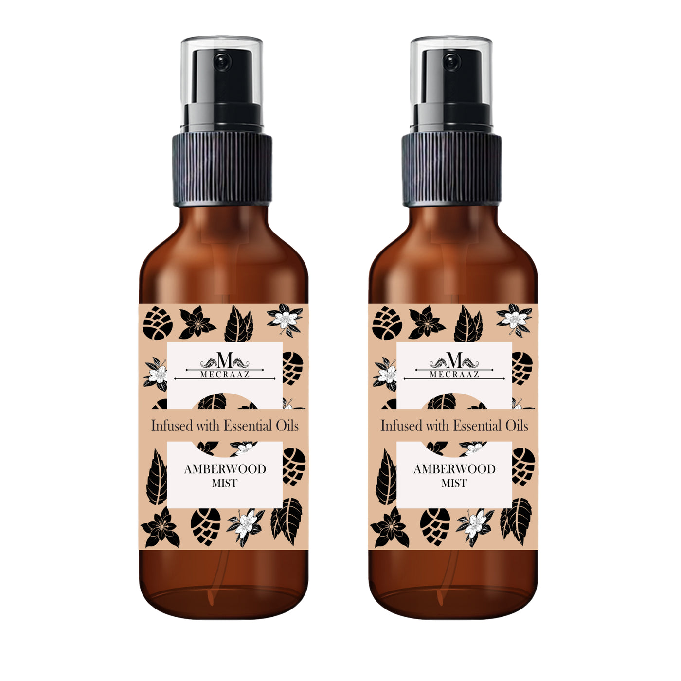 Amberwood Mist Room Spray 200ml(Pack of 2 x 100ml)