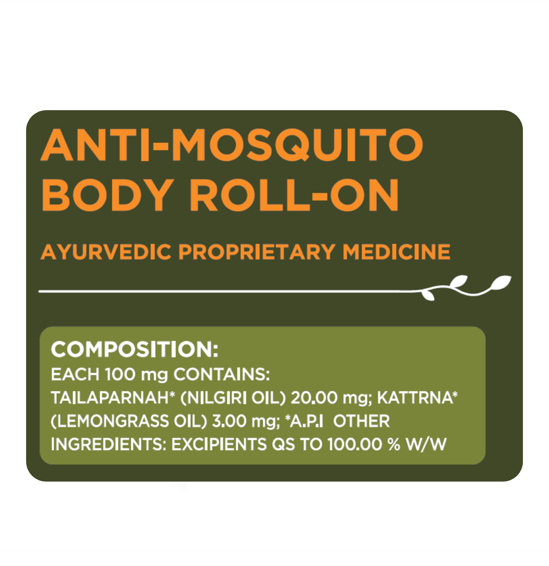 Tru Nature Anti-Mosquito Body Roll-On 8ml (Pack of 3)