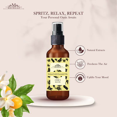 Citrus Bloom and Red Wine Room Spray combo(100ml each)