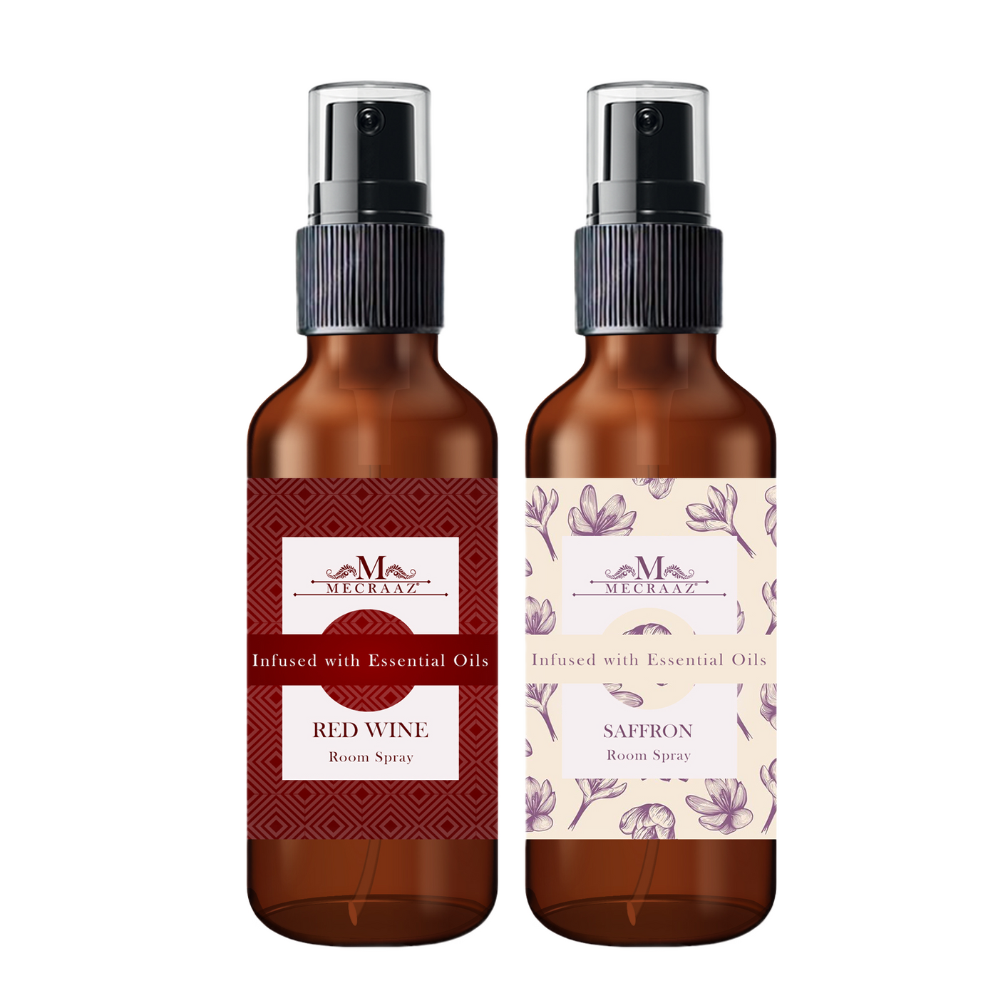 Saffron and Red Wine Room Spray combo(100ml each)