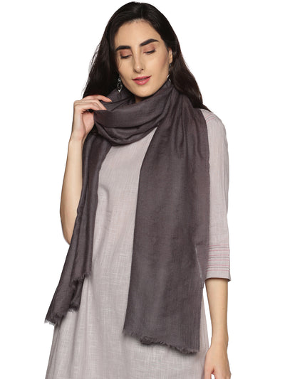 Metallic Grey Pashmina Stole