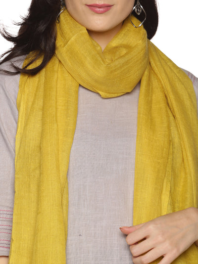 Solid Lime Pashmina Stole