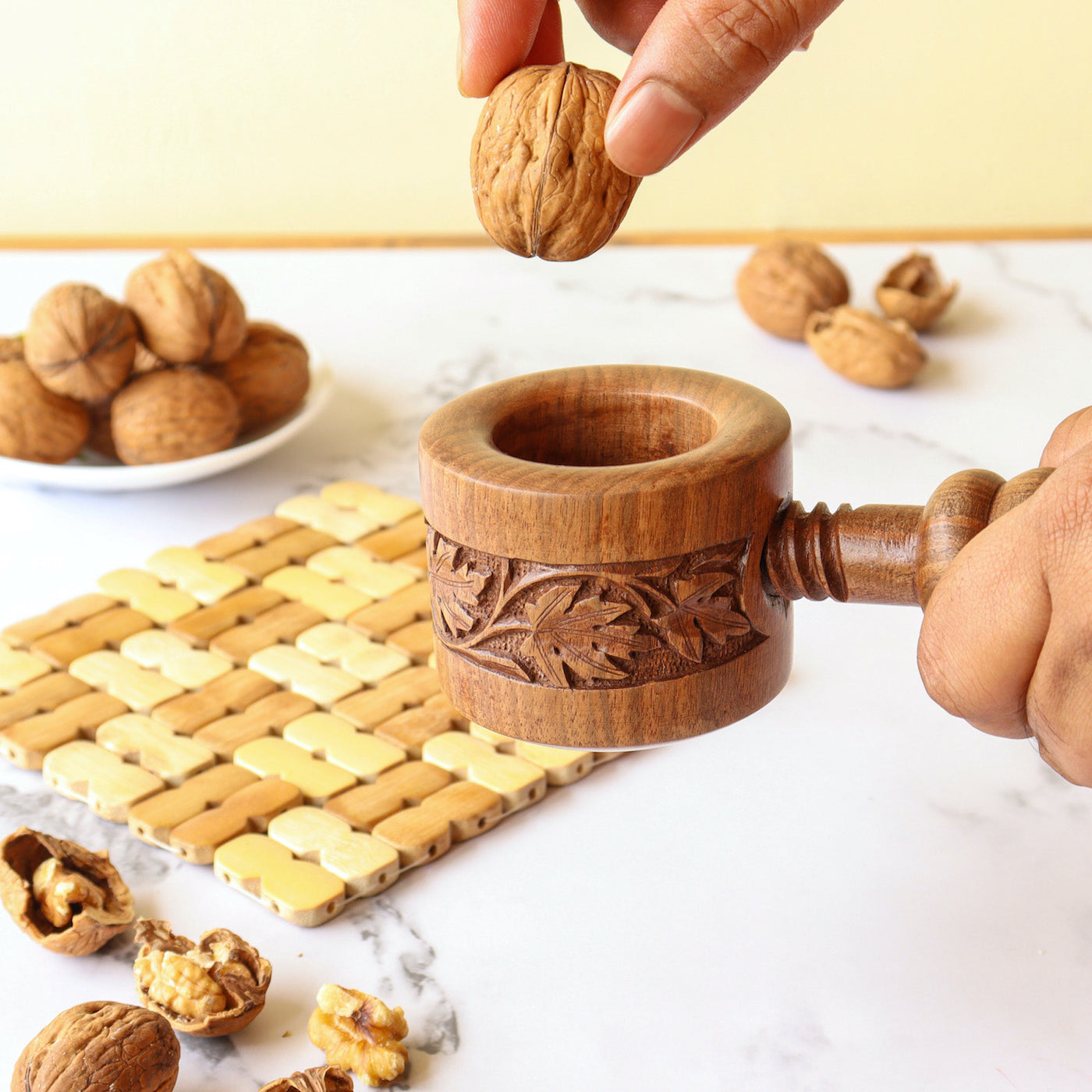 Walnut wooden Nut cracker