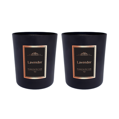 Shot Glass Lavender Candle - Pack of 2
